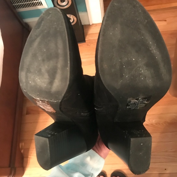 faux suede over the knee boots - Picture 3 of 4